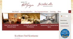 Desktop Screenshot of hotelaltspeyer.de